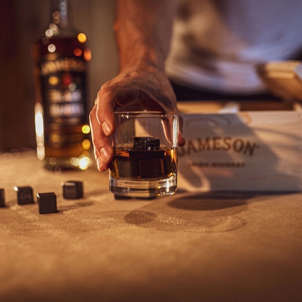 Wooden giftbox with two 8 oz. whiskey glasses and two sets... from ASI 88060 Snugz/USA Inc / SnugZ USA®