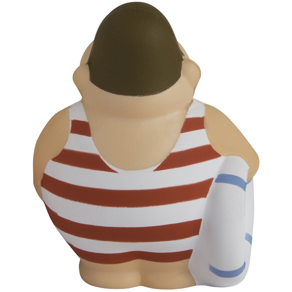 4" x 3" swimmer shaped stress reliever with customization included.... from ASI 34415 Alpi International LTD