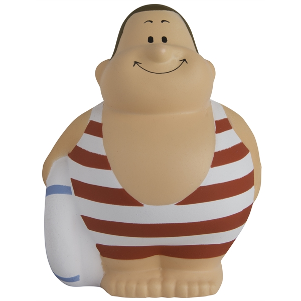 4" x 3" swimmer shaped stress reliever with customization included.... from ASI 34415 Alpi International LTD