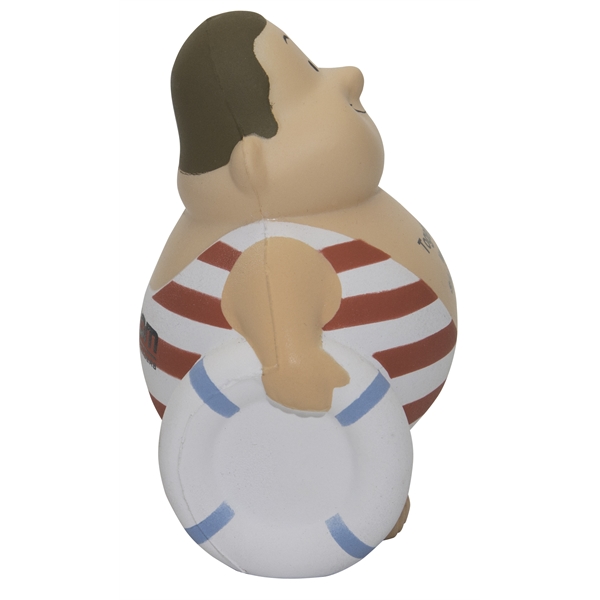 4" x 3" swimmer shaped stress reliever with customization included.... from ASI 34415 Alpi International LTD