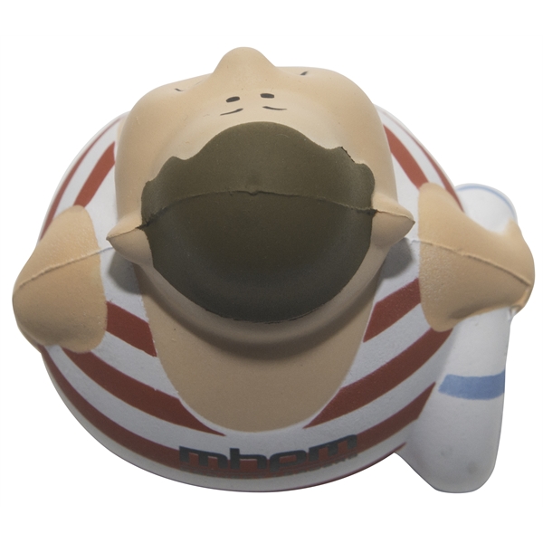 4" x 3" swimmer shaped stress reliever with customization included.... from ASI 34415 Alpi International LTD