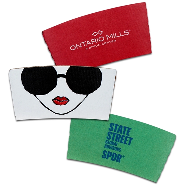 Large Size - Corrugated Hot Cup Sleeve  Fits 10 oz.... from ASI 31490 Admatch Corporation / Admatch-Regal