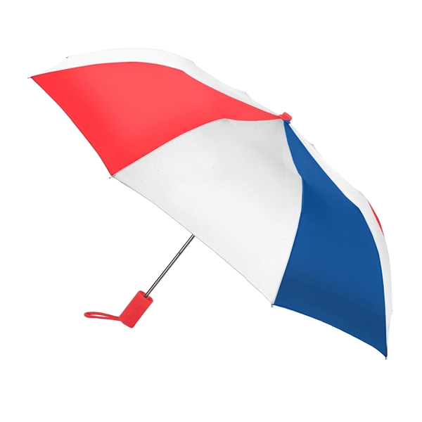 Folding umbrella with automatic opening, windproof design, machine tips, rubber spray... from ASI 76730 Peerless Umbrella Co Inc / Threads By Peerless