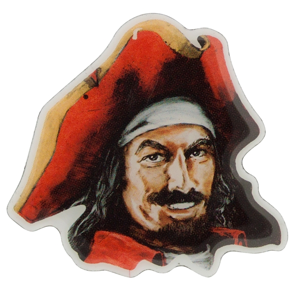 Custom shaped steel pins with full color dome imprint and butterfly... from ASI 52263 EMT / EMT