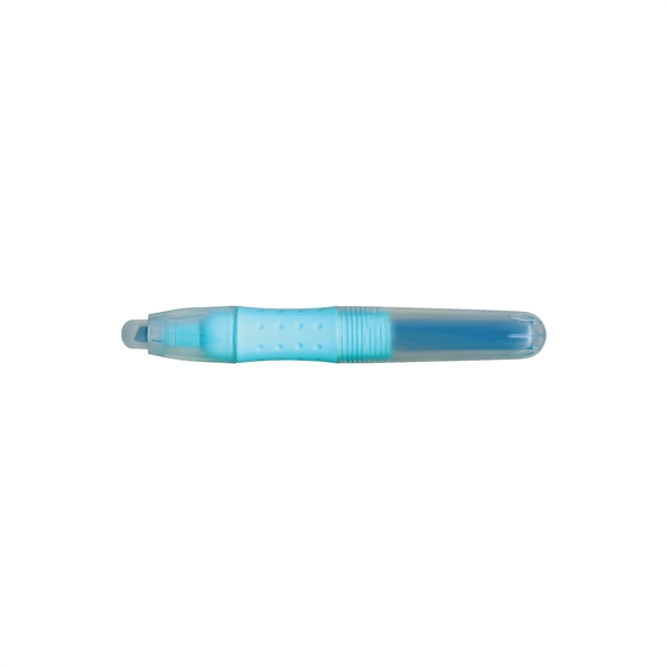 Clear barrel highlighter with comfort grip.... from ASI 67675 Liqui-Mark Corp