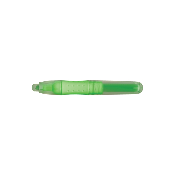 Clear barrel highlighter with comfort grip.... from ASI 67675 Liqui-Mark Corp
