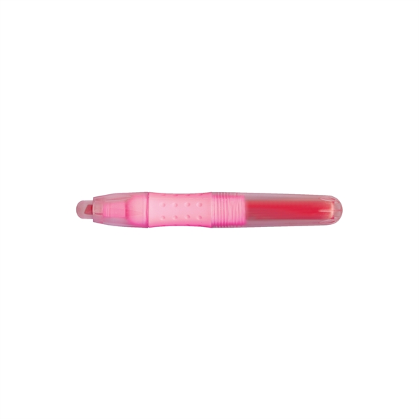 Clear barrel highlighter with comfort grip.... from ASI 67675 Liqui-Mark Corp