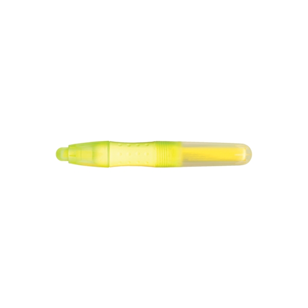 Clear barrel highlighter with comfort grip.... from ASI 67675 Liqui-Mark Corp