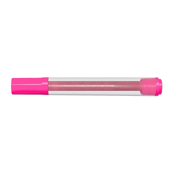 Clear barrel jumbo highlighter with broad chisel tip.  Made in... from ASI 67675 Liqui-Mark Corp
