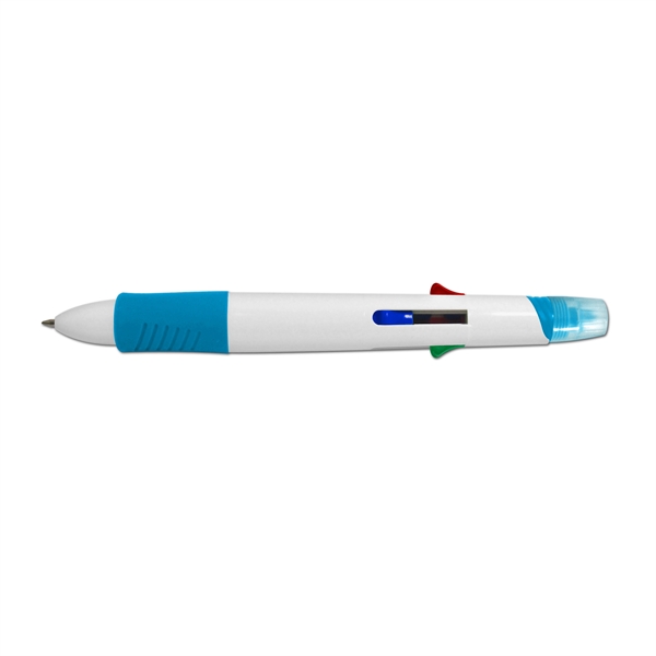 Four color pen and fluorescent highlighter.... from ASI 67675 Liqui-Mark Corp