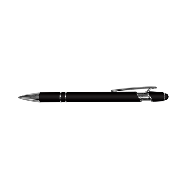 The iWriter Exec Soft-Touch Rubberized Metal Ball Point Pen with stylus... from ASI 67675 Liqui-Mark Corp