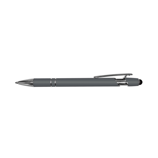 The iWriter Exec Soft-Touch Rubberized Metal Ball Point Pen with stylus... from ASI 67675 Liqui-Mark Corp
