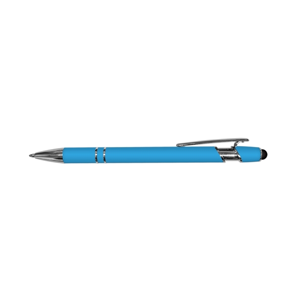 The iWriter Exec Soft-Touch Rubberized Metal Ball Point Pen with stylus... from ASI 67675 Liqui-Mark Corp