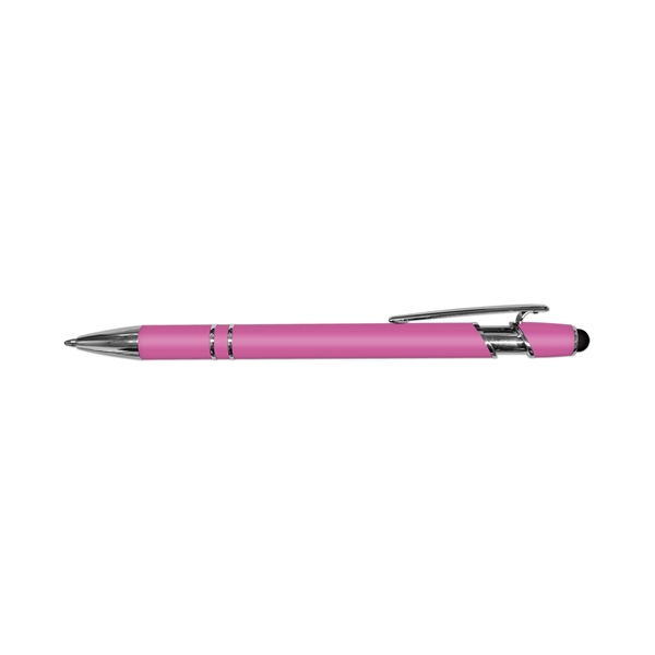 The iWriter Exec Soft-Touch Rubberized Metal Ball Point Pen with stylus... from ASI 67675 Liqui-Mark Corp