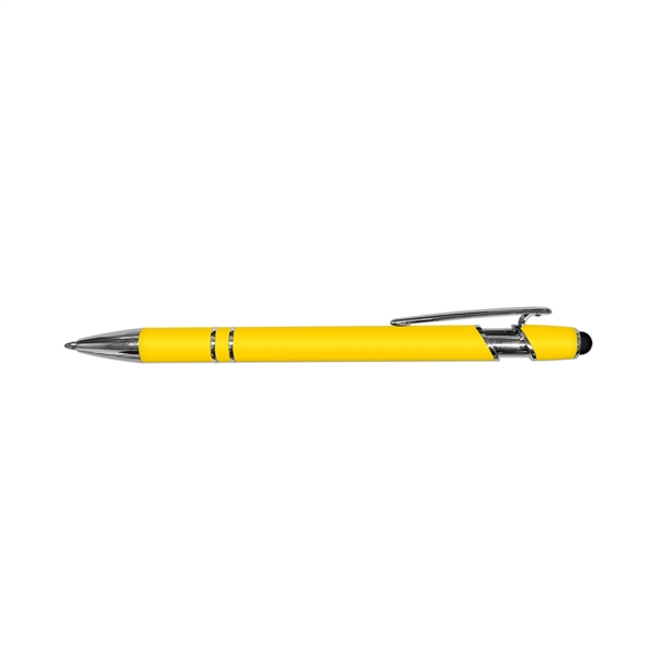 The iWriter Exec Soft-Touch Rubberized Metal Ball Point Pen with stylus... from ASI 67675 Liqui-Mark Corp