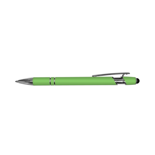 The iWriter Exec Soft-Touch Rubberized Metal Ball Point Pen with stylus.... from ASI 67675 Liqui-Mark Corp