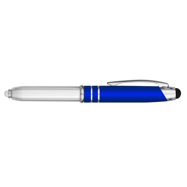 iWriter Glow Metal Stylus Pen with LED Light. Black writing ink.... from ASI 67675 Liqui-Mark Corp
