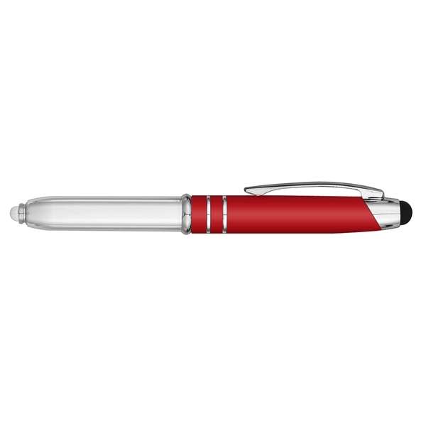 iWriter Glow Metal Stylus Pen with LED Light. Black writing ink.... from ASI 67675 Liqui-Mark Corp
