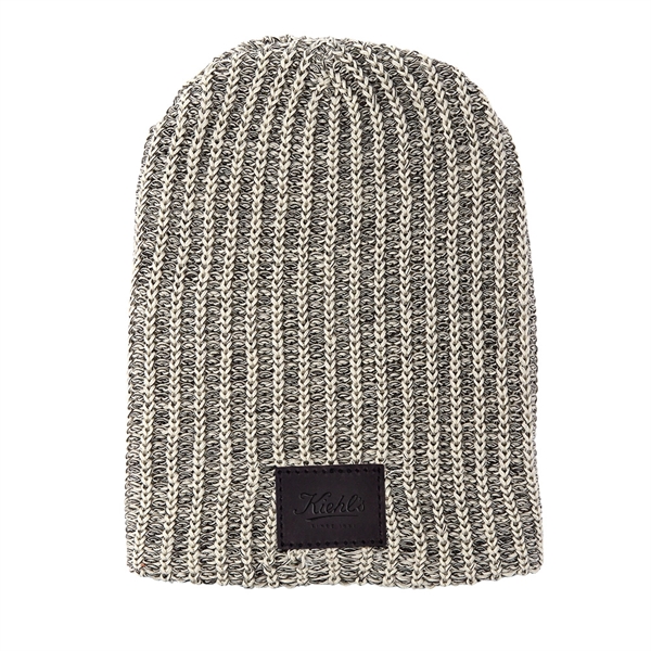 100% cotton knit beanie with a leather patch.... from ASI 88060 Snugz/USA Inc / SnugZ USA®