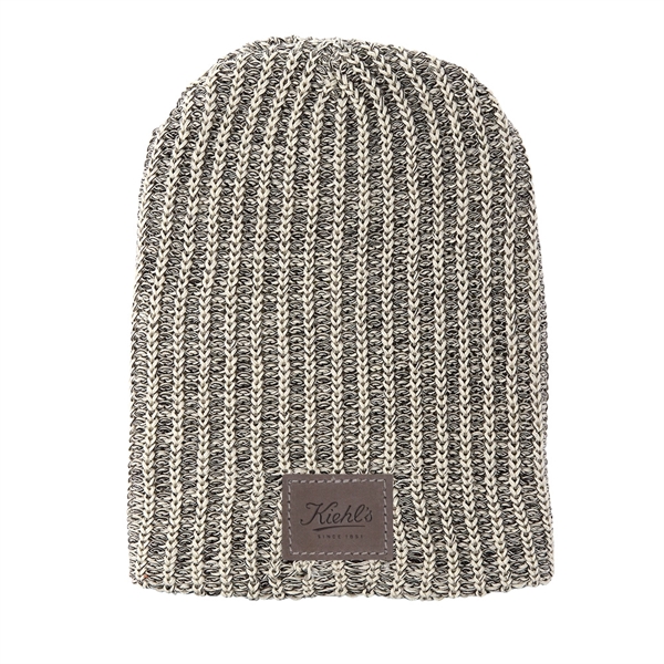 100% cotton knit beanie with a leather patch.... from ASI 88060 Snugz/USA Inc / SnugZ USA®