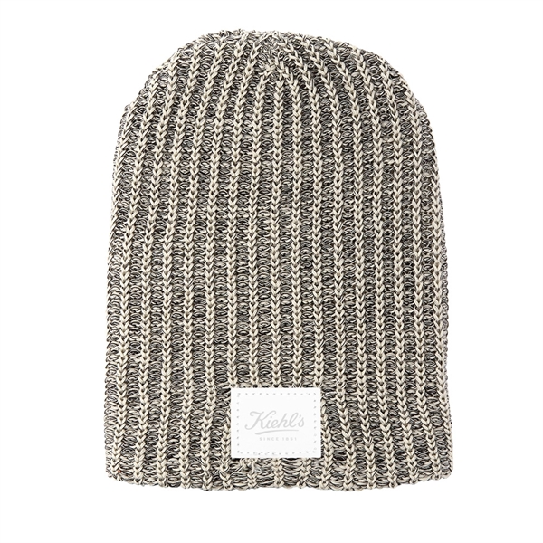 100% cotton knit beanie with a leather patch.... from ASI 88060 Snugz/USA Inc / SnugZ USA®