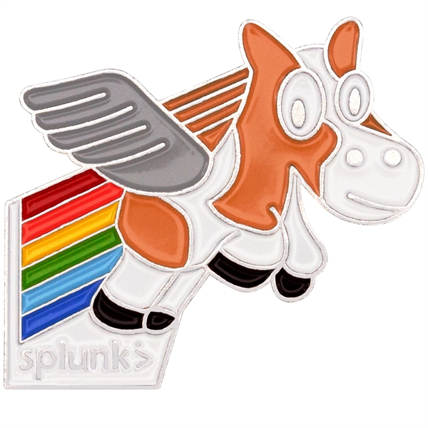 Custom die struck enamel lap pins in assorted sizes and finishes... from ASI 52263 EMT / EMT