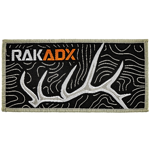 Custom Shape Woven Patches with up to 7 thread colors, merrowed... from ASI 52263 EMT / EMT EMT EASY