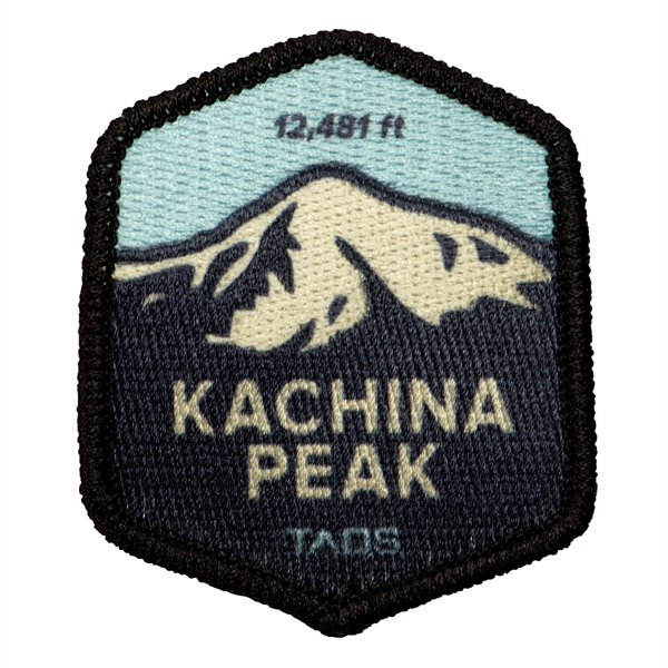 Embroidered Pin Pointe custom patches in assorted sizes with heat seal... from ASI 52263 EMT / EMT EMT EASY Emblem Marketing Team