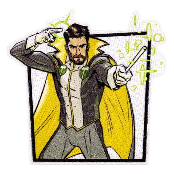 Embroidered Pin Pointe custom patches in assorted sizes with heat seal... from ASI 52263 EMT / EMT EMT EASY Emblem Marketing Team