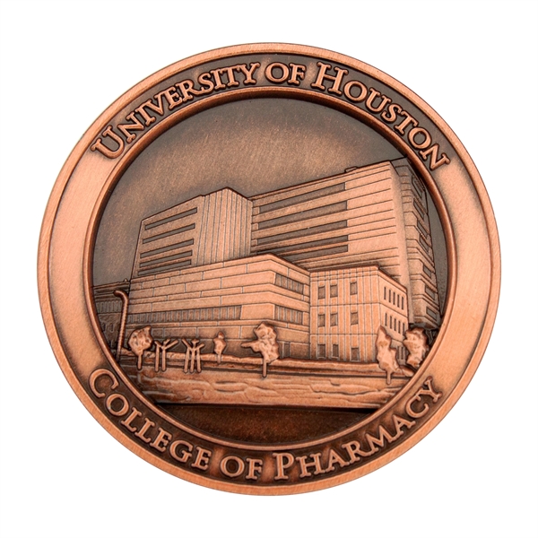 Brass die struck challenge coins in assorted sizes with 2D imprint... from ASI 52263 EMT / EMT