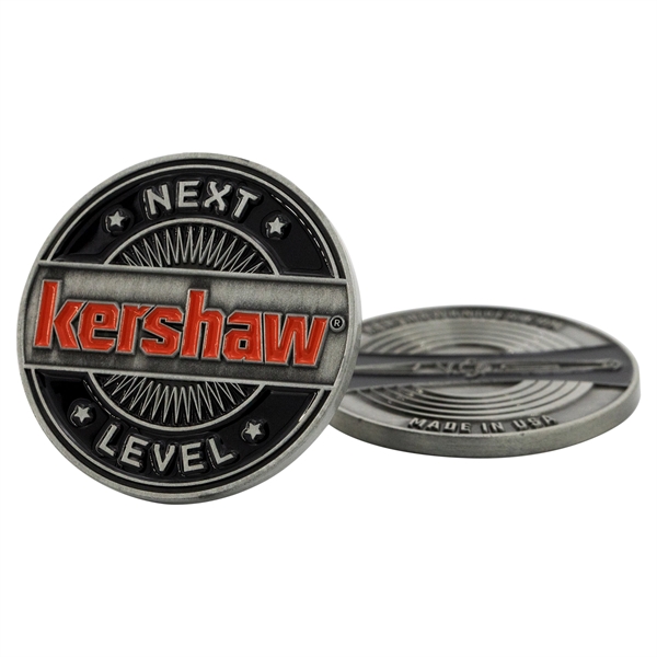Custom die cast metal challenge coins in assorted sizes and finishes... from ASI 52263 EMT / EMT