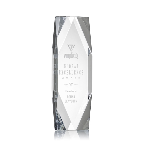 The majestic Delta Award in 1.75” thick Optical Crystal is a... from ASI 84592 St Regis Group / St Regis