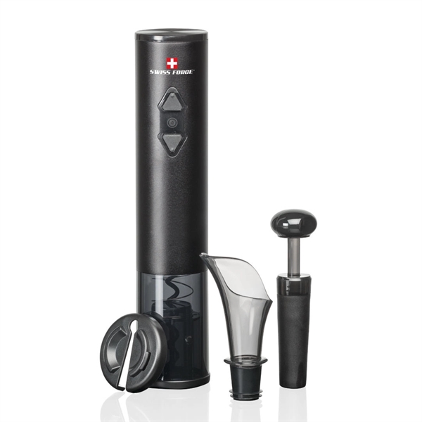 The Swiss Force® Wine Opener Gift Set Features a battery-operated automatic... from ASI 84592 St Regis Group