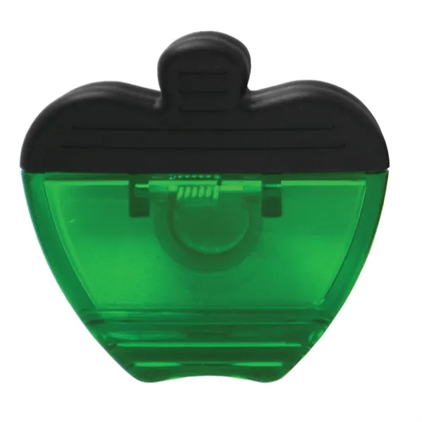 Apple shape translucent memo clip with magnet on back.... from ASI 52710 Lincoln Line