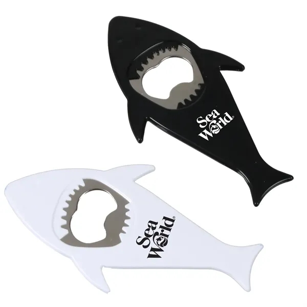This shark bottle opener keychain is also magnetic.... from ASI 52710 Lincoln Line