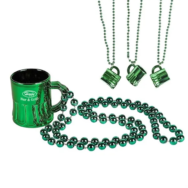 These shot glass necklaces double as mini beer mugs and offer... from ASI 52710 Lincoln Line