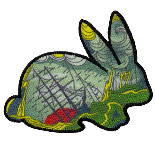 Satin polyester custom patches in assorted shapes and sizes with merrowed... from ASI 52263 EMT / EMT