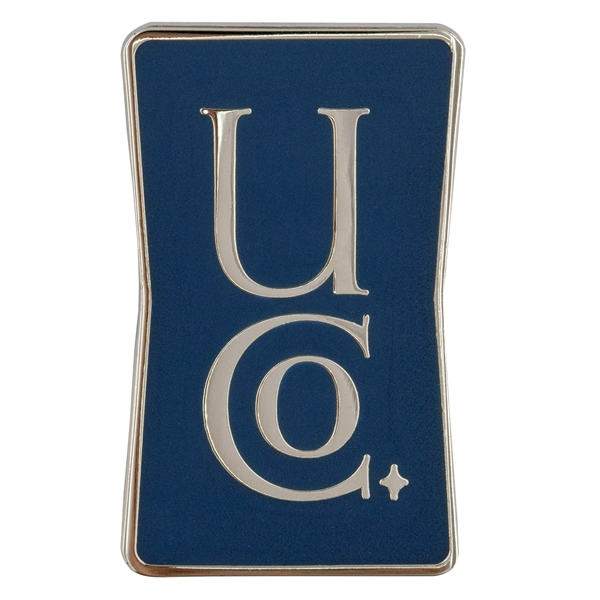 Custom die struck metal pins in assorted sizes and enamel colors... from ASI 52263 EMT / EMT