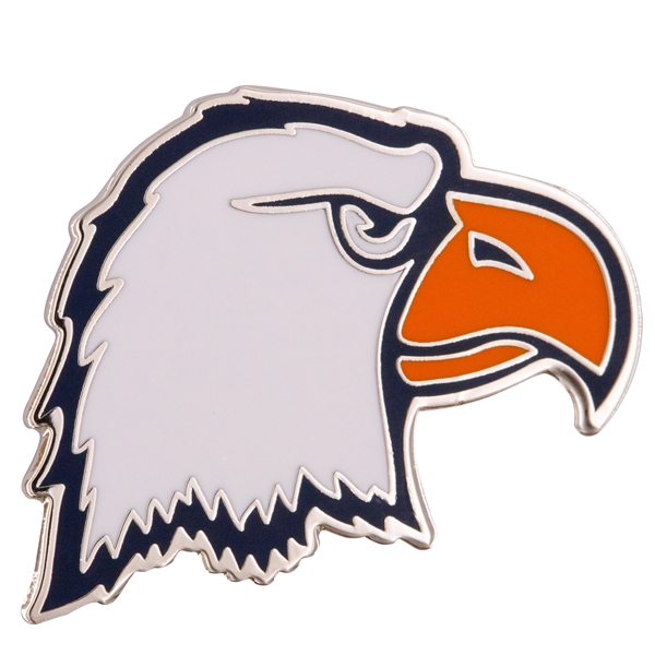 Custom die struck metal pins in assorted sizes and enamel colors... from ASI 52263 EMT / EMT