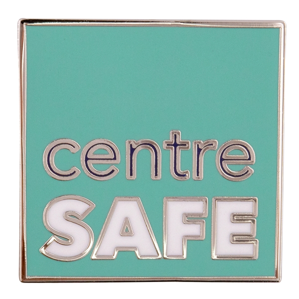 Custom die struck metal pins in assorted sizes and enamel colors... from ASI 52263 EMT / EMT