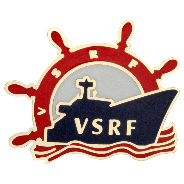 Custom die struck metal pins in assorted sizes and enamel colors... from ASI 52263 EMT / EMT