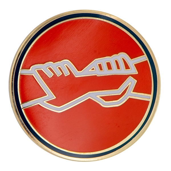 Custom die struck metal pins in assorted sizes and enamel colors... from ASI 52263 EMT / EMT