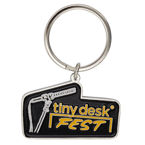 Custom die struck metal keychains in assorted sizes, shapes and finishes... from ASI 52263 EMT / EMT
