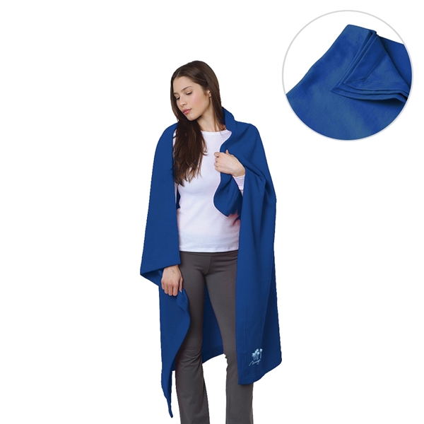 USA Made Stadium Fleece Blanket... from ASI 31517 Admart Products