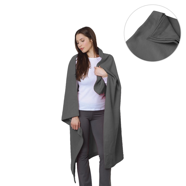 USA Made Stadium Fleece Blanket... from ASI 31517 Admart Products