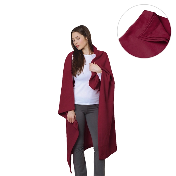 USA Made Stadium Fleece Blanket... from ASI 31517 Admart Products