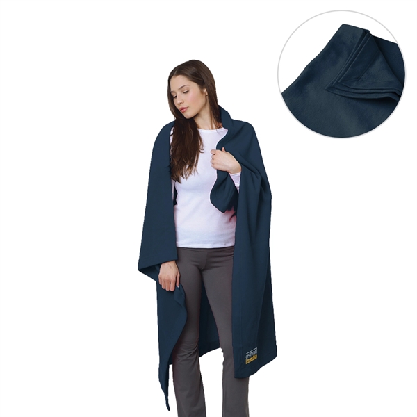 USA Made Stadium Fleece Blanket... from ASI 31517 Admart Products