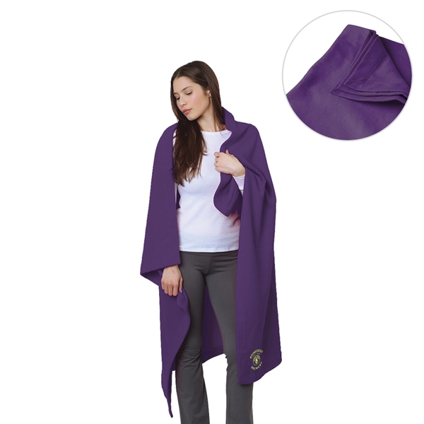 USA Made Stadium Fleece Blanket... from ASI 31517 Admart Products