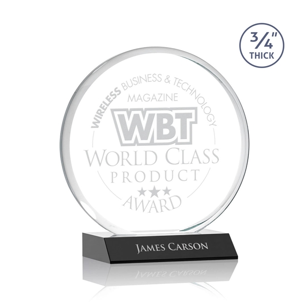 The striking Blackpool Award features a captivating Starfire Crystal disc mounted... from ASI 84592 St Regis Group / St Regis