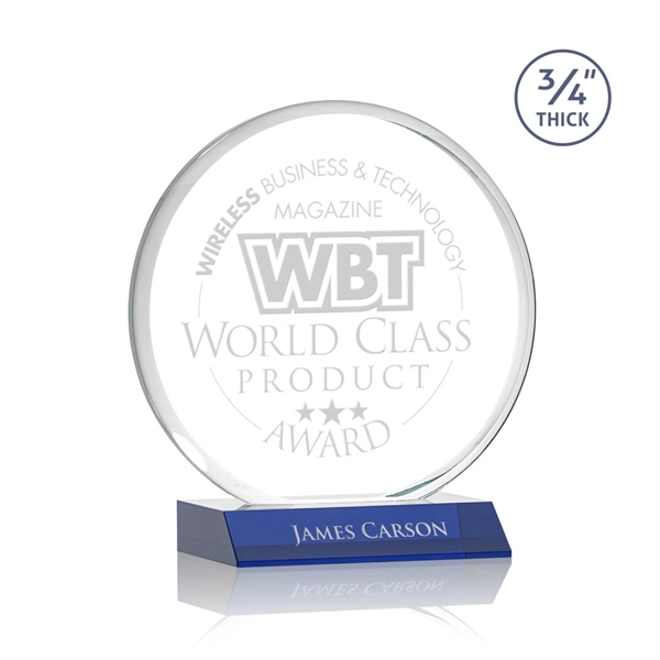 The striking Blackpool Award features a captivating Starfire Crystal disc mounted... from ASI 84592 St Regis Group / St Regis